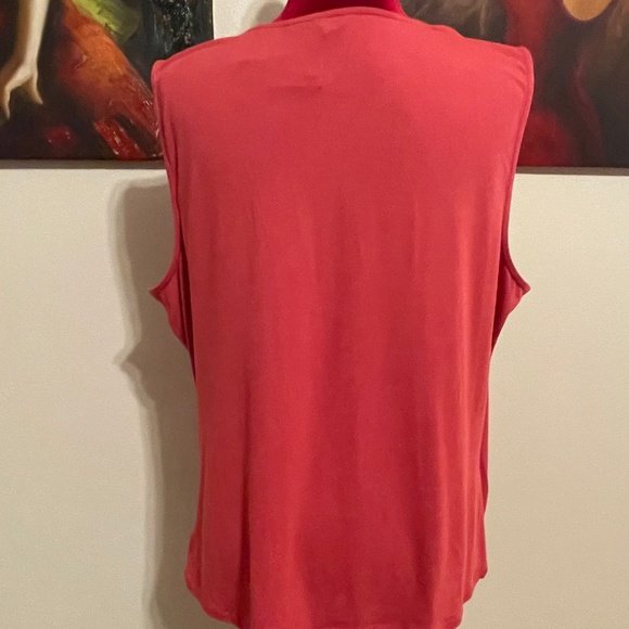 Ann Taylor Peep Hole Wrap Sleeveless Blouse - Picture 3 of 8